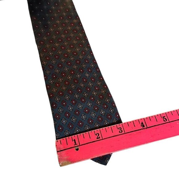 Pair of Vintage English made Silk Neck Ties - Picture 7 of 8